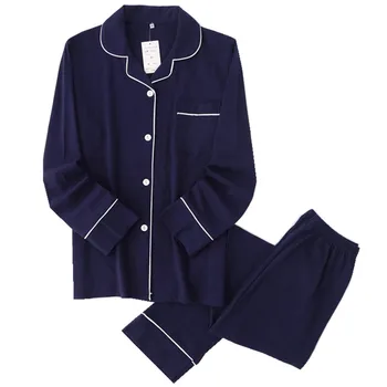 Casual couple Solid cotton pajamas sets men autumn pijamas long-sleeve sleepwear men pijamas Japanese pyjamas for male
Casual couple Solid cotton pajamas sets men autumn pijamas long-sleeve sleepwear men pijamas Japanese pyjamas for male