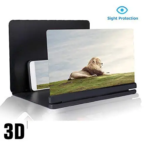 Mobile Phone 3D Screen Video Magnifier Bracket Folding Enlarged Desktop Smartphone Movie HD Amplifying Projector Stand
Mobile Phone 3D Screen Video Magnifier Bracket Folding Enlarged Desktop Smartphone Movie HD Amplifying Projector Stand