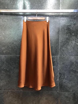 2020 Spring And Autumn New Style Women's Versatile Simplicity Side Slit Skirt 0320 
2020 Spring And Autumn New Style Women's Versatile Simplicity Side Slit Skirt 0320