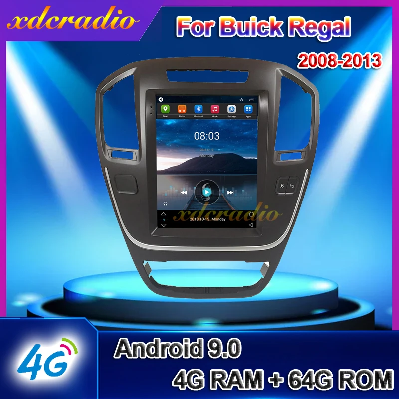 Автомагнитола KiriNavi 10 4 дюйма Android 9 0 для Buick Regal Opel Insignia Автомобильный
