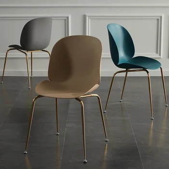 Nordic Modern Plastic Dining Chairs Beetle Living Room Dining Stools American Backrest Leisure Dining Chair Bedroom Furniture
Nordic Modern Plastic Dining Chairs Beetle Living Room Dining Stools American Backrest Leisure Dining Chair Bedroom Furniture