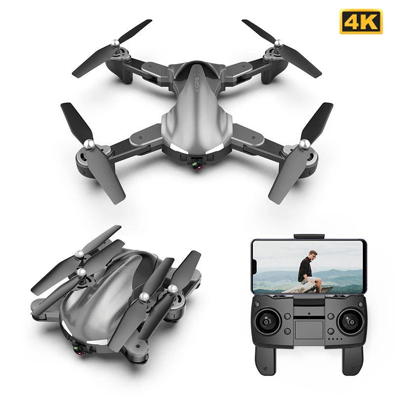 A19 Дрон GPS 4K 5G оптический поток WiFi FPV с HD двойной камерой складной Радиоуправляемый