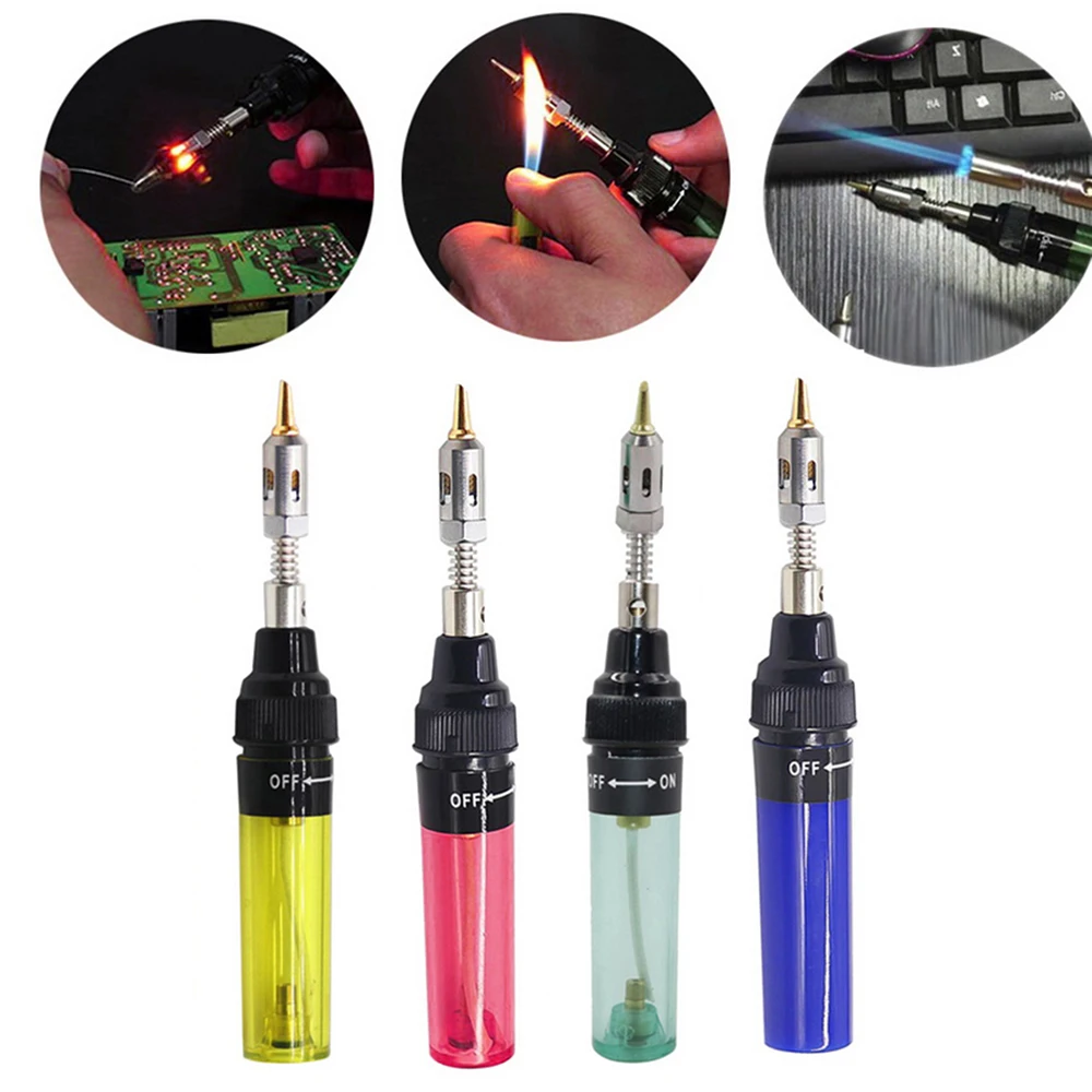 1300 Celsius Butane Gas Iron Cordless Butane Tip Tool Welding Pen Burner Blow Torch Gas Soldering Welding Soldering Irons
1300 Celsius Butane Gas Iron Cordless Butane Tip Tool Welding Pen Burner Blow Torch Gas Soldering Welding Soldering Irons