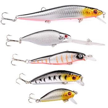 5Pcs Fishing Lures Set Mixed 5 Models Bait Artificial Make Bass Crank Baits Wobblers Fishing Tack
5Pcs Fishing Lures Set Mixed 5 Models Bait Artificial Make Bass Crank Baits Wobblers Fishing Tack