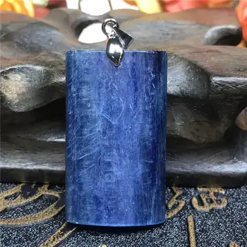Top Natural Blue Kyanite Pendant For Women Lady Rectangle Crystal Stone 34x20x6mm 925 Silver Love Gift Beauty Jewelry AAAAA 
Top Natural Blue Kyanite Pendant For Women Lady Rectangle Crystal Stone 34x20x6mm 925 Silver Love Gift Beauty Jewelry AAAAA