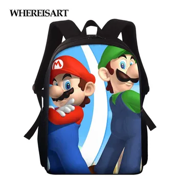 WHEREISART 2020 Fashion Backpacks for Boys Girls Kids Cartoon Movie Super Mario Pattern School Bag Mochila Rucksack Customized
WHEREISART 2020 Fashion Backpacks for Boys Girls Kids Cartoon Movie Super Mario Pattern School Bag Mochila Rucksack Customized