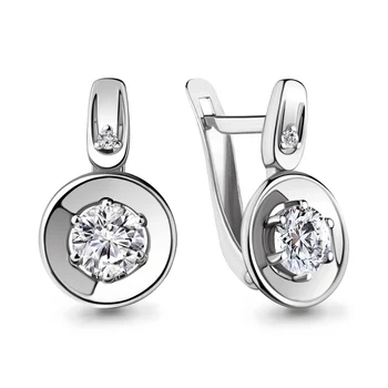 AQUAMARINE earrings with cubic zirconia, cubic zirconia swarovski, Silver 925
AQUAMARINE earrings with cubic zirconia, cubic zirconia swarovski, Silver 925