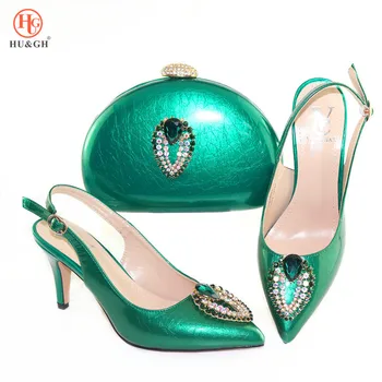 Green African Shoes and Bag set High Heel Peep Toe Italian Shoes with Matching Bag Best Selling Ladies Matching Pumps and bag
Green African Shoes and Bag set High Heel Peep Toe Italian Shoes with Matching Bag Best Selling Ladies Matching Pumps and bag