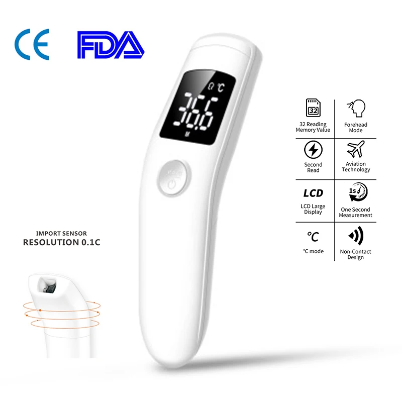 Digital Thermometer Forehead And Ear Non-Contact Temperature Children Body Fever Digital Termometer for Children Adult
Digital Thermometer Forehead And Ear Non-Contact Temperature Children Body Fever Digital Termometer for Children Adult