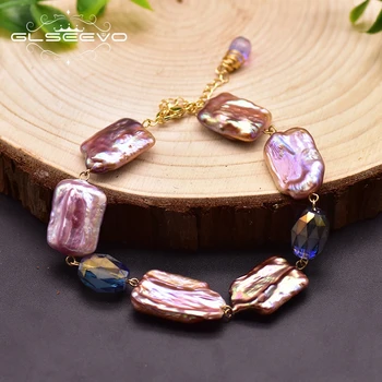 GLSEEVO Original Design Natural Colorful Baroque Pearls Adjustable Bracelets For Wedding Women Girls Lovers Fine Jewelry GB0206
GLSEEVO Original Design Natural Colorful Baroque Pearls Adjustable Bracelets For Wedding Women Girls Lovers Fine Jewelry GB0206