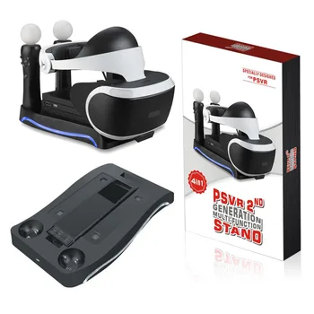 ABS 4 In 1 Bracket Holder Portable Showcase Charging Stand Durable 2th Generation Black Headset Display For PS4 VR Controller
ABS 4 In 1 Bracket Holder Portable Showcase Charging Stand Durable 2th Generation Black Headset Display For PS4 VR Controller