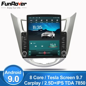 Funrover 9.7" Tesla screen Android 9.0 car multimedia Player radio gps Stereo For Hyundai Solaris accent Verna 2.5D+IPS DSP dvd
Funrover 9.7" Tesla screen Android 9.0 car multimedia Player radio gps Stereo For Hyundai Solaris accent Verna 2.5D+IPS DSP dvd