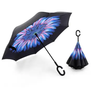 Double Layer Umbrella Rain Women Summer Windproof Waterproof C-Shaped Handle Inverted Umbrella Sun Rain Protector Umbrellas Rain
Double Layer Umbrella Rain Women Summer Windproof Waterproof C-Shaped Handle Inverted Umbrella Sun Rain Protector Umbrellas Rain