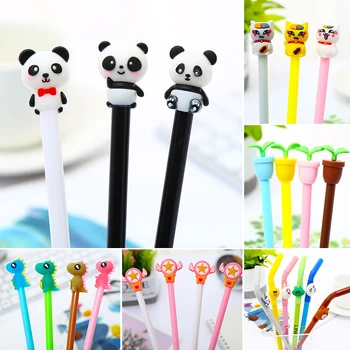 Creative Cartoon Cat Cactus Panda Gel Pen Cool Animal Kawaii Dragon Flower Vegetable Stationary Christmas Gift Girl School Thing
Creative Cartoon Cat Cactus Panda Gel Pen Cool Animal Kawaii Dragon Flower Vegetable Stationary Christmas Gift Girl School Thing
