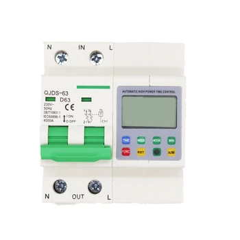 63A timer switch LCD intelligent circuit break with timing function 63A countdown circuit breaker with time function
63A timer switch LCD intelligent circuit break with timing function 63A countdown circuit breaker with time function