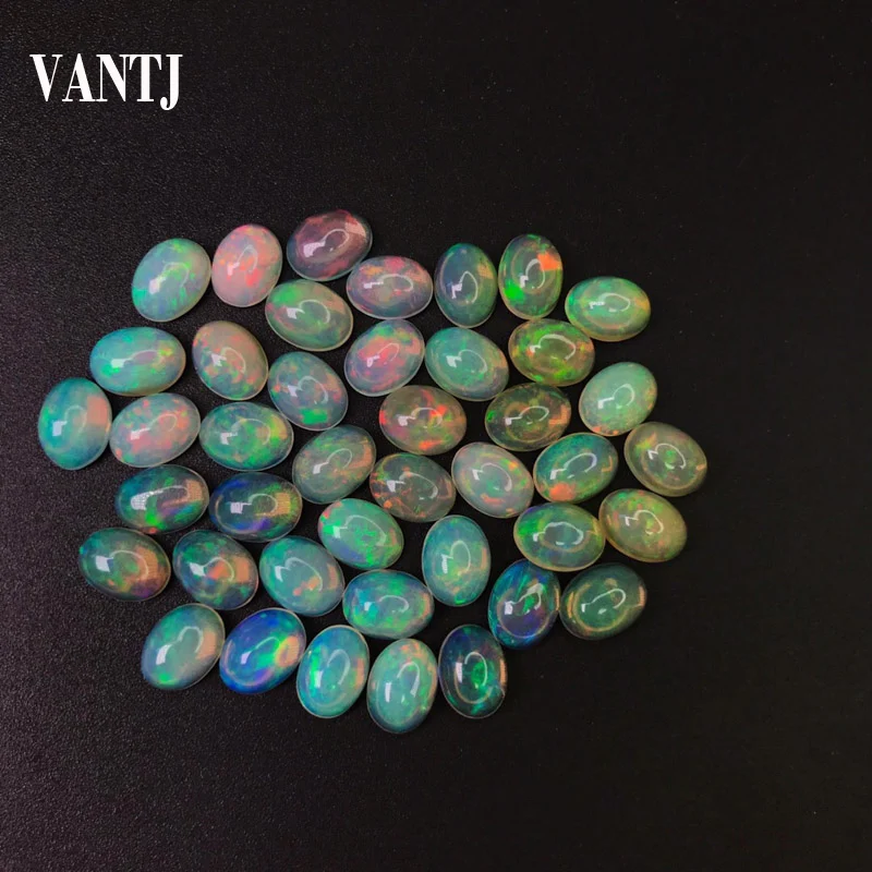 VANTJ Natural ethiopian colorful opal 1PC oval top quality natural precious loose gemstones for silver gold Diy jewelry gift
VANTJ Natural ethiopian colorful opal 1PC oval top quality natural precious loose gemstones for silver gold Diy jewelry gift