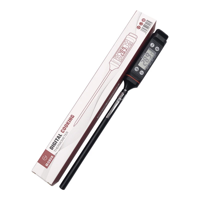 New Thermometer Quick Probe Water Thermometer BBQ Grill Kitchen Milk Powder Coffee Barbecue Food Thermometer
New Thermometer Quick Probe Water Thermometer BBQ Grill Kitchen Milk Powder Coffee Barbecue Food Thermometer