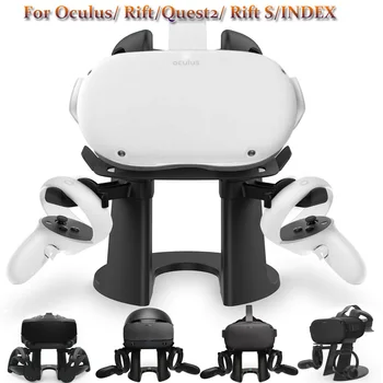 VR Stand Holder Storage Rack Set for Oculus Quest 2 VR Headset And Wireless Controller for Oculus Rift S for VIVE Plus / Pro
VR Stand Holder Storage Rack Set for Oculus Quest 2 VR Headset And Wireless Controller for Oculus Rift S for VIVE Plus / Pro
