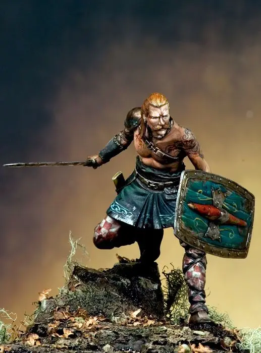 1/24 75mm ancient warrior with Sword and base Resin figure Model kits Miniature gk Unassembly Unpainted
1/24 75mm ancient warrior with Sword and base Resin figure Model kits Miniature gk Unassembly Unpainted