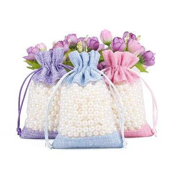 50pcs/lot 10x14cm 3.9x5.5 Inch Burlap Linen And Organza Pouch Bag Drawstring Storage Bag For Wedding Christmas Packaging Bag
50pcs/lot 10x14cm 3.9x5.5 Inch Burlap Linen And Organza Pouch Bag Drawstring Storage Bag For Wedding Christmas Packaging Bag