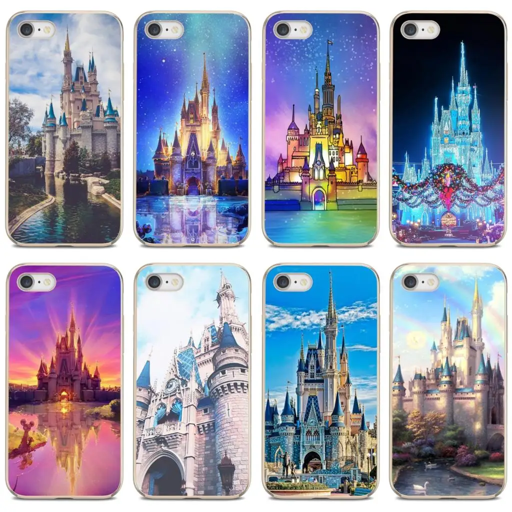 Soft Case Covers For Xiaomi mi Redmi Note 3 4 4X 5 6 7 8 8t 9 9s 9t 10 pro lite Castle-D-Kingdom-Princess-C-Cinderella | Мобильные
