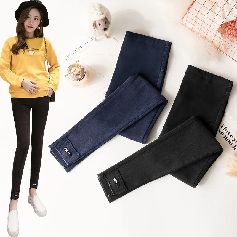 Antenatal Pregnant Women's Pants New Rich Satin Maternal Elastic Jeans Fashion Leggings Wear Outside High Waist Denim Trousers
Antenatal Pregnant Women's Pants New Rich Satin Maternal Elastic Jeans Fashion Leggings Wear Outside High Waist Denim Trousers
