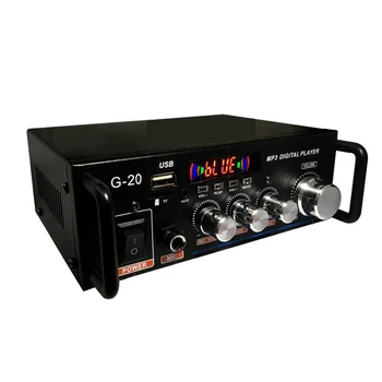 Audio MP3 HiFi Stereo Power Amplifier Bluetooth Class D USB Mini Home With Remote Control TF FM Radio CSC8210 Smart Digital
Audio MP3 HiFi Stereo Power Amplifier Bluetooth Class D USB Mini Home With Remote Control TF FM Radio CSC8210 Smart Digital