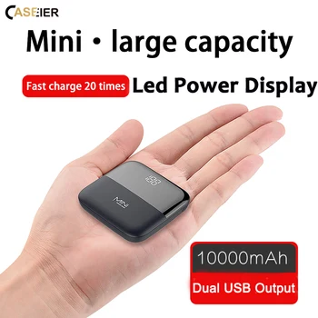 CASEIER 10000mAh Mini Power Bank For iPhone Xiaomi Honor Led Display Powerful Bank External Battery Powerbank Portable Poverbank
CASEIER 10000mAh Mini Power Bank For iPhone Xiaomi Honor Led Display Powerful Bank External Battery Powerbank Portable Poverbank