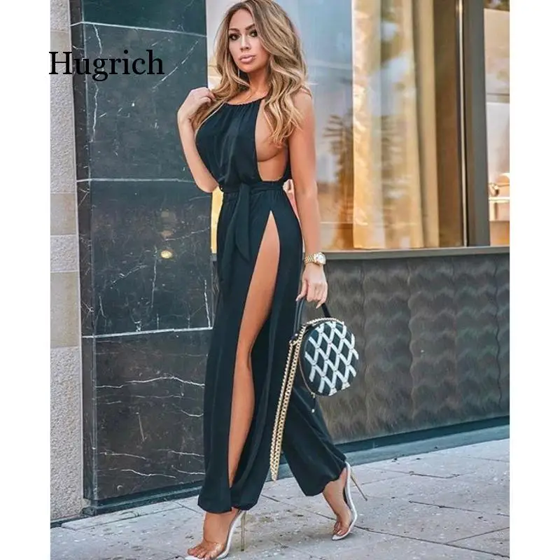 

2021 New Sexy Rompers Womens Jumpsuit Bandage Lace Up Club Backless Fashion Lady Playsuit