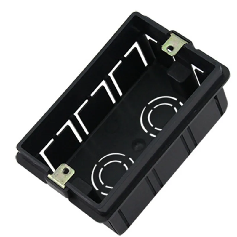 US Italy Standard 118 Type Rectangle Junction Box Internal Mounting Box 105*65*49mm Used For Wall Switch And Socket
US Italy Standard 118 Type Rectangle Junction Box Internal Mounting Box 105*65*49mm Used For Wall Switch And Socket