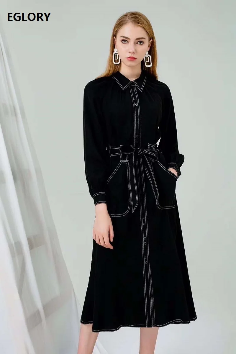 Top Quality New 2020 Spring Summer Dress Women Turn-down Collar White Color Block Stitching Pocket Patchwork Long Shirt Dress
Top Quality New 2020 Spring Summer Dress Women Turn-down Collar White Color Block Stitching Pocket Patchwork Long Shirt Dress