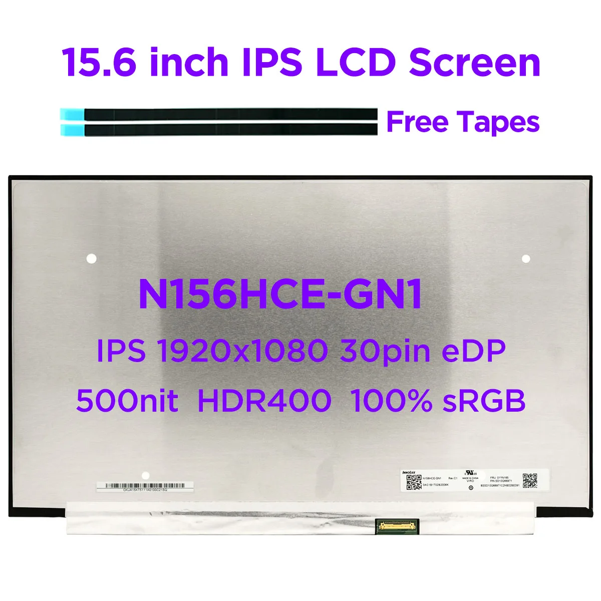ЖК-экран для ноутбука Lenovo ThinkPad P53 P15 T15g Gen 2, 15,6 дюйма, 1920x1080, 30 контактов
ЖК-экран для ноутбука Lenovo ThinkPad P53 P15 T15g Gen 2, 15,6 дюйма, 1920x1080, 30 контактов