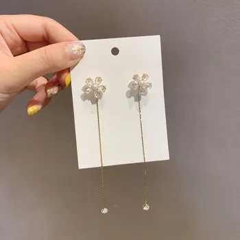 Trendy Crystal Water Drop Women Dangle Earrings Fresh Pearl Fringed Flower Earrings Bohemian Drop Earrings Jewelry Earrings
Trendy Crystal Water Drop Women Dangle Earrings Fresh Pearl Fringed Flower Earrings Bohemian Drop Earrings Jewelry Earrings