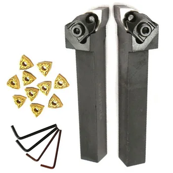 2x Lathe Turning Tool Holder WWLNR1616H/K08+WWLNL1616H/K08 +10 WNMG080404 Insert
2x Lathe Turning Tool Holder WWLNR1616H/K08+WWLNL1616H/K08 +10 WNMG080404 Insert