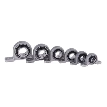 4pcs Zinc Alloy Diameter 10/12/15/17/20/25mm Bore Ball Bearing Pillow Block Mounted Support KP000 
4pcs Zinc Alloy Diameter 10/12/15/17/20/25mm Bore Ball Bearing Pillow Block Mounted Support KP000