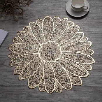 Practical Kitchen Supplies Sunflower Pattern Hollow Placemat Non-slip Heat Insulation Mat Pad Dinner Desktop Home Decor
Practical Kitchen Supplies Sunflower Pattern Hollow Placemat Non-slip Heat Insulation Mat Pad Dinner Desktop Home Decor
