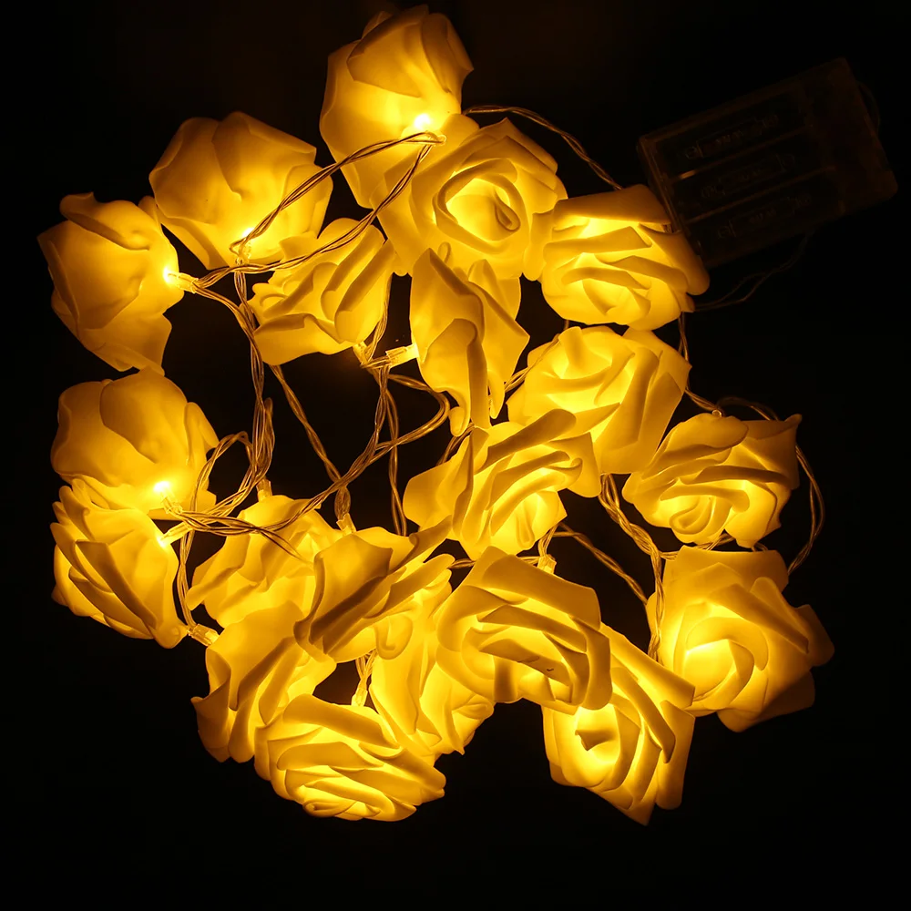 Led String 2M 20LED Battery Operated LED Rose Flower Garland Christmas Holiday String Lights For Valentine Wedding Decoration @
Led String 2M 20LED Battery Operated LED Rose Flower Garland Christmas Holiday String Lights For Valentine Wedding Decoration @