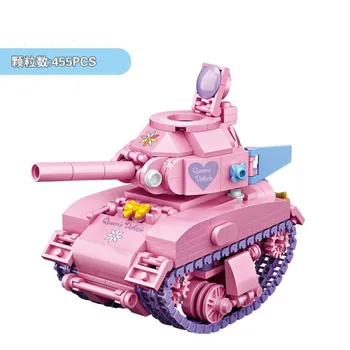 455pcs Pink Tank Building Block Bricks Mini Particle Assembly Toy Educational Toy Compatible Lepining Toys for Childmas Gift
455pcs Pink Tank Building Block Bricks Mini Particle Assembly Toy Educational Toy Compatible Lepining Toys for Childmas Gift