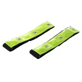 2 x Reflective Band Arm Leg Strap Belt 4 LED Light Cycling Running Jogging
2 x Reflective Band Arm Leg Strap Belt 4 LED Light Cycling Running Jogging