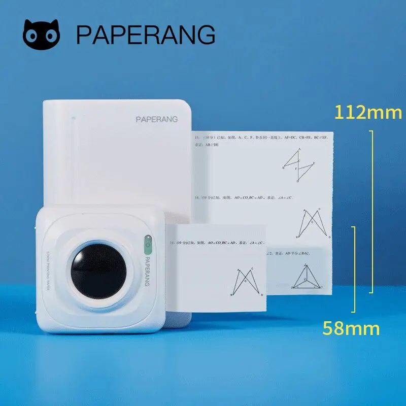 Paperang MAX 112mm Portable Thermal Bluetooth Printer Mini Photo Pictures Printer For Mobile Phone Pocket Machine
Paperang MAX 112mm Portable Thermal Bluetooth Printer Mini Photo Pictures Printer For Mobile Phone Pocket Machine