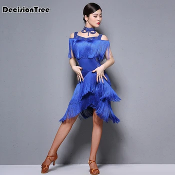 2020 women dance clothes ballroom samba costume party dresses stretchy fabric fringes latin dress + necklace
2020 women dance clothes ballroom samba costume party dresses stretchy fabric fringes latin dress + necklace