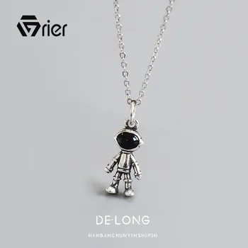 Grier S925 Silver Astronaut Necklaces Pendants Women Silver Robot clavicle silver chain Jewelry Gift
Grier S925 Silver Astronaut Necklaces Pendants Women Silver Robot clavicle silver chain Jewelry Gift