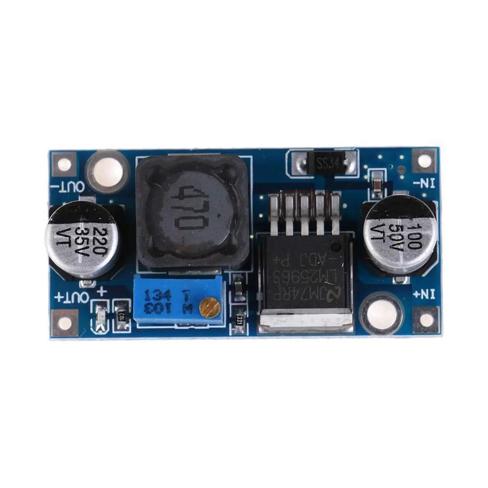 DC-DC step-down power supply module BUCK 3A adjustable stabilizer module ultra voltage step-down LM2576 LM2596S A8C3
DC-DC step-down power supply module BUCK 3A adjustable stabilizer module ultra voltage step-down LM2576 LM2596S A8C3