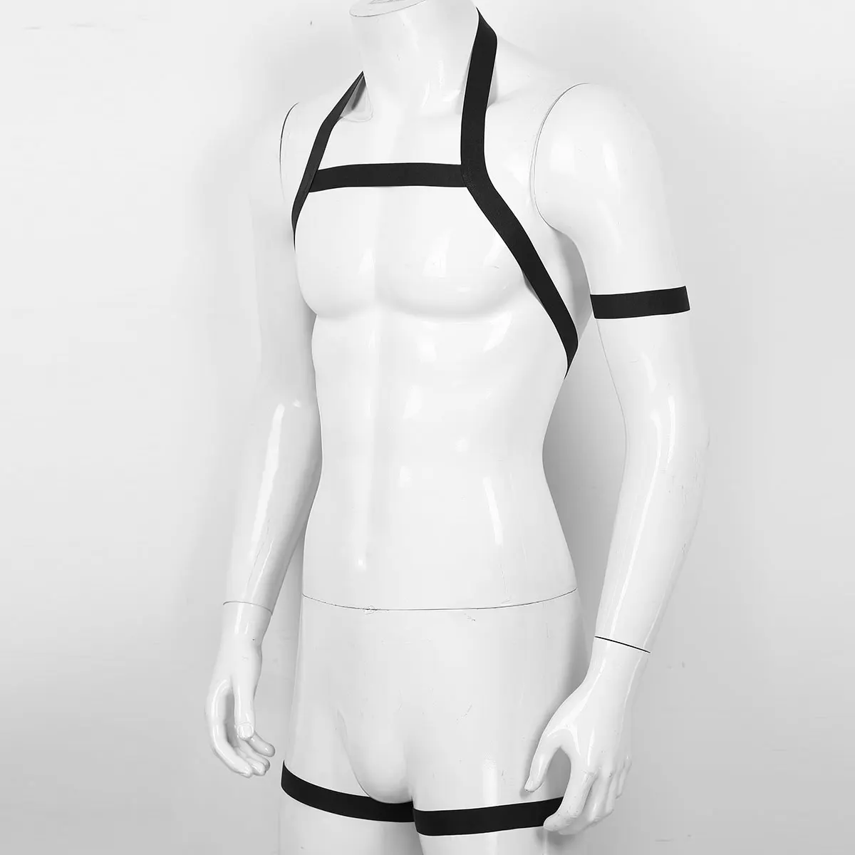 YiZYiF Body Chest Harness Men Halter Neck Elastic Belt Leg Garter Shoulder Strap With Armband For Cosplay Club Costumes 14 YiZYiF Body Chest Harness Men Halter Neck Elastic Belt Leg Garter Shoulder Strap With Armband For Cosplay Club Costumes -Zentai shop online H6812de3de778450d93d6d78979961ad8y.jpg