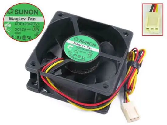3-проводной Вентилятор охлаждения сервера SUNON KDE1206PTV1 M S.M DC 12 В 1,8 Вт 60x60x25 мм
3-проводной Вентилятор охлаждения сервера SUNON KDE1206PTV1 M S.M DC 12 В 1,8 Вт 60x60x25 мм