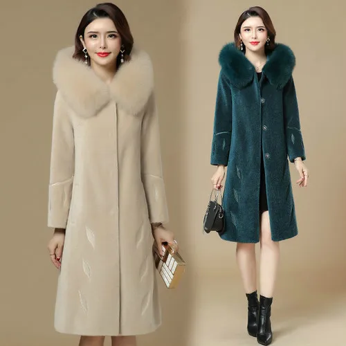 2019 Autumn Winter New Fashion Hooded Cap Big Code Green Female Woolen Coats Elegant Slim Thickened Middle Old Aged Women Tops
2019 Autumn Winter New Fashion Hooded Cap Big Code Green Female Woolen Coats Elegant Slim Thickened Middle Old Aged Women Tops