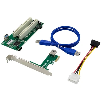 PCI Express to Dual PCI Adapter Card PCIe X1 to Router Tow 2 PCI Slot Riser Card 2.5Gbps Support Window Linux
PCI Express to Dual PCI Adapter Card PCIe X1 to Router Tow 2 PCI Slot Riser Card 2.5Gbps Support Window Linux