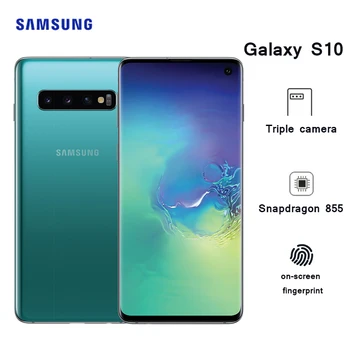 Samsung Galaxy S10 SM-G9730 Smartphone 6.1" Infinity-O Display 8GB 128GB In-Screen Fingerprint Recognition NFC LTE Mobile Phone
Samsung Galaxy S10 SM-G9730 Smartphone 6.1" Infinity-O Display 8GB 128GB In-Screen Fingerprint Recognition NFC LTE Mobile Phone