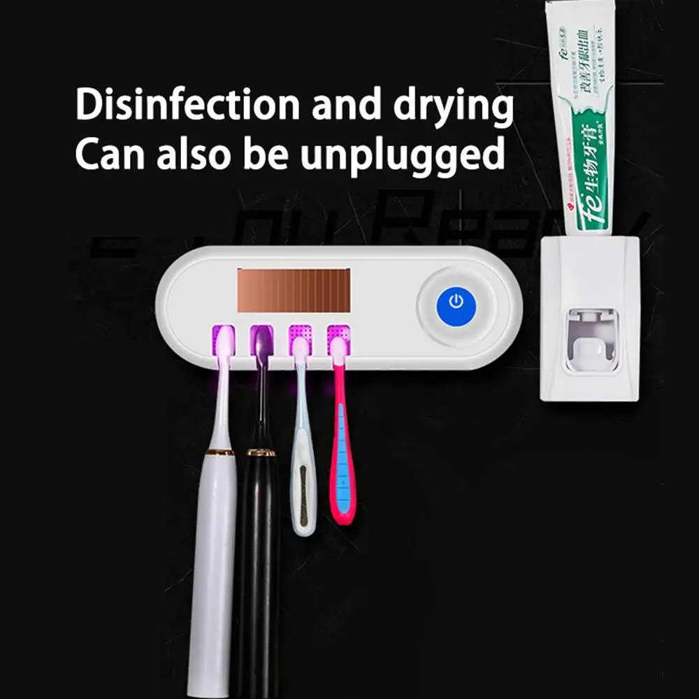 USB Solar Charge UV Sterilization Hot Hair Toothbrush Holder Self-adhesion Toothbrush Disinfection Rack Toothpaste Squeezer
USB Solar Charge UV Sterilization Hot Hair Toothbrush Holder Self-adhesion Toothbrush Disinfection Rack Toothpaste Squeezer