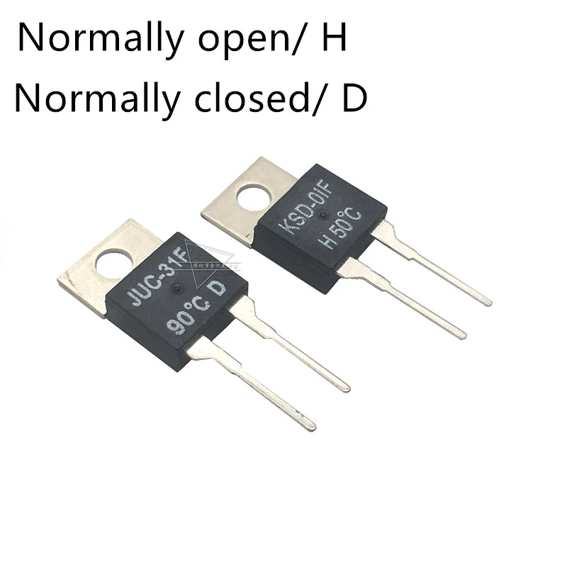 KSD-01F JUC-31F 40 50 60 70 80 90 100 DegC NC Normally Closed NO Normally Open 1.5A Thermal Switch Temperature Sensor Thermostat
KSD-01F JUC-31F 40 50 60 70 80 90 100 DegC NC Normally Closed NO Normally Open 1.5A Thermal Switch Temperature Sensor Thermostat